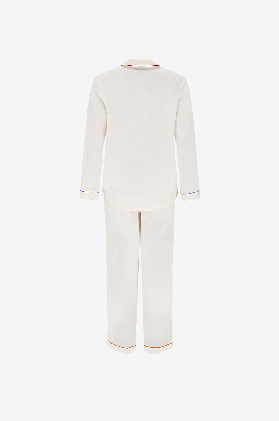LAURENCE TAVERNIER Satin-Pyjama-Set mit Hemdkragen Damen CREMEFARBEN 2