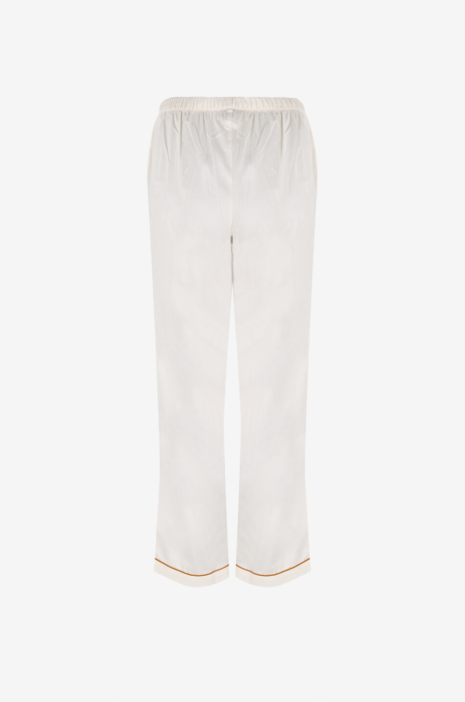 LAURENCE TAVERNIER Satin-Pyjama-Set mit Hemdkragen Damen CREMEFARBEN 4