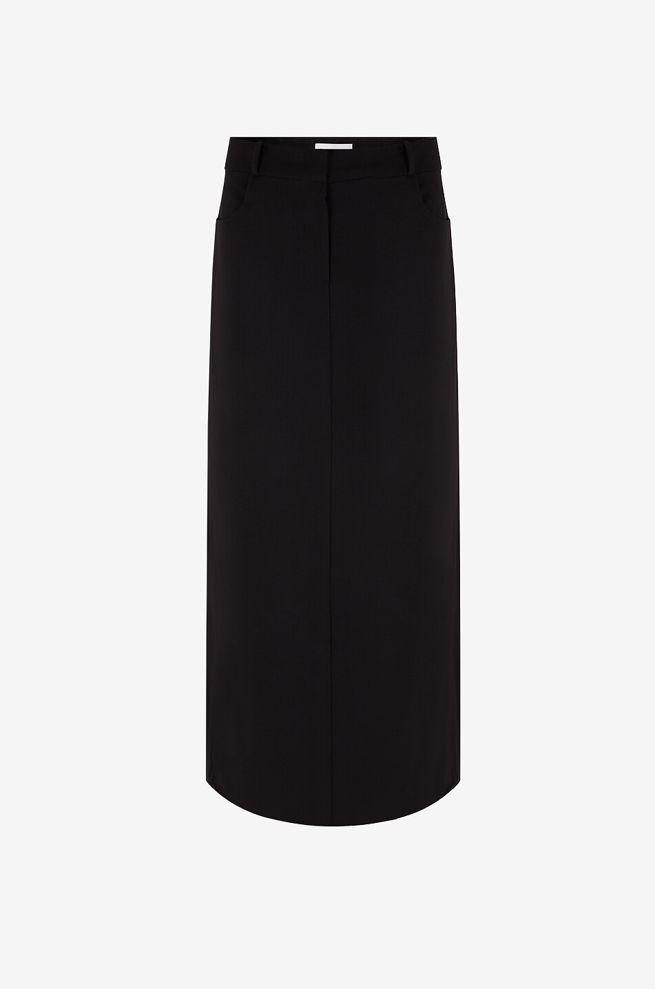THE FRANKIE SHOP Malvo pencil maxi skirt with back slit Women BLACK 1