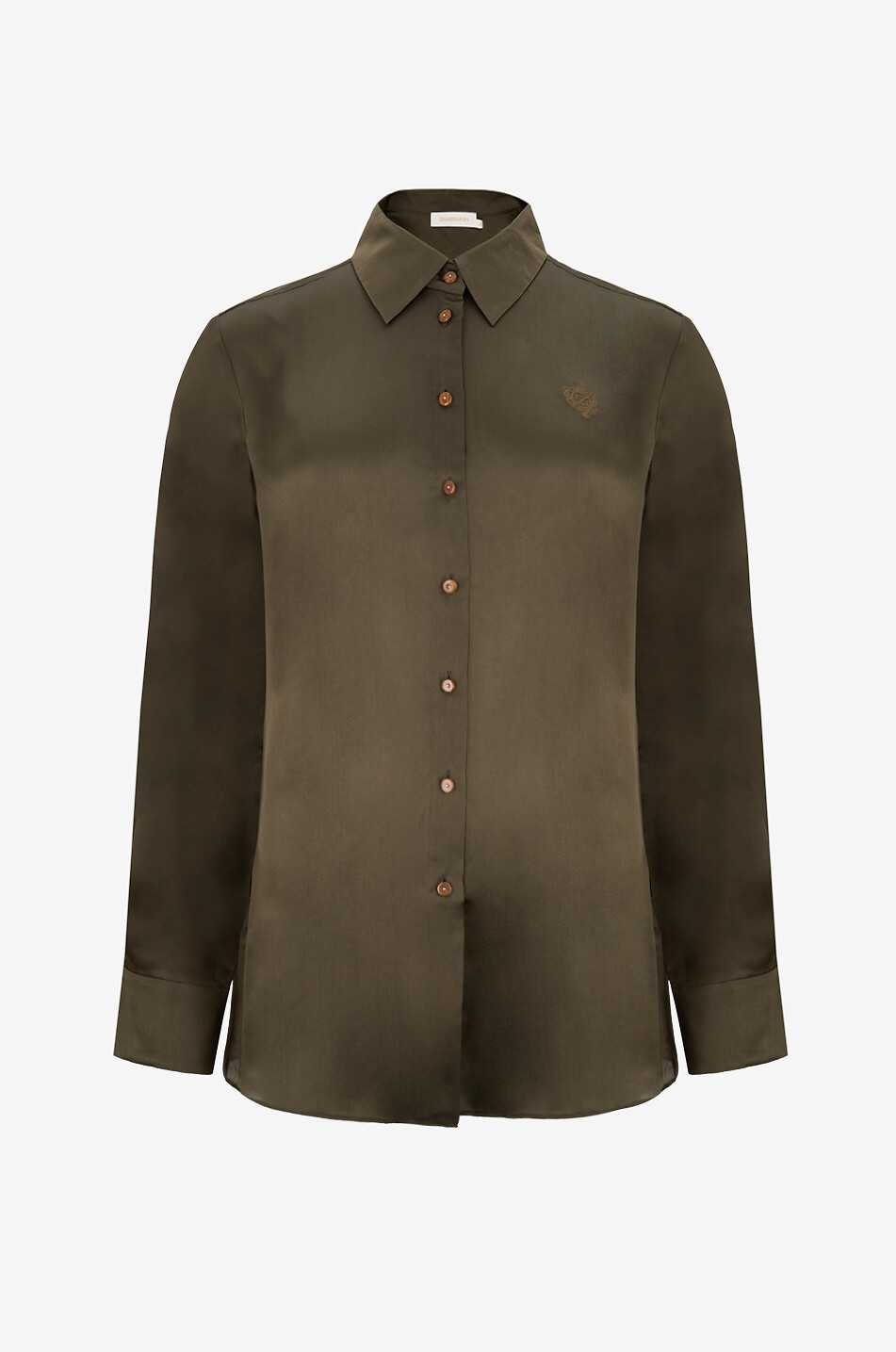 Hypnotic paisley printed satin shirt