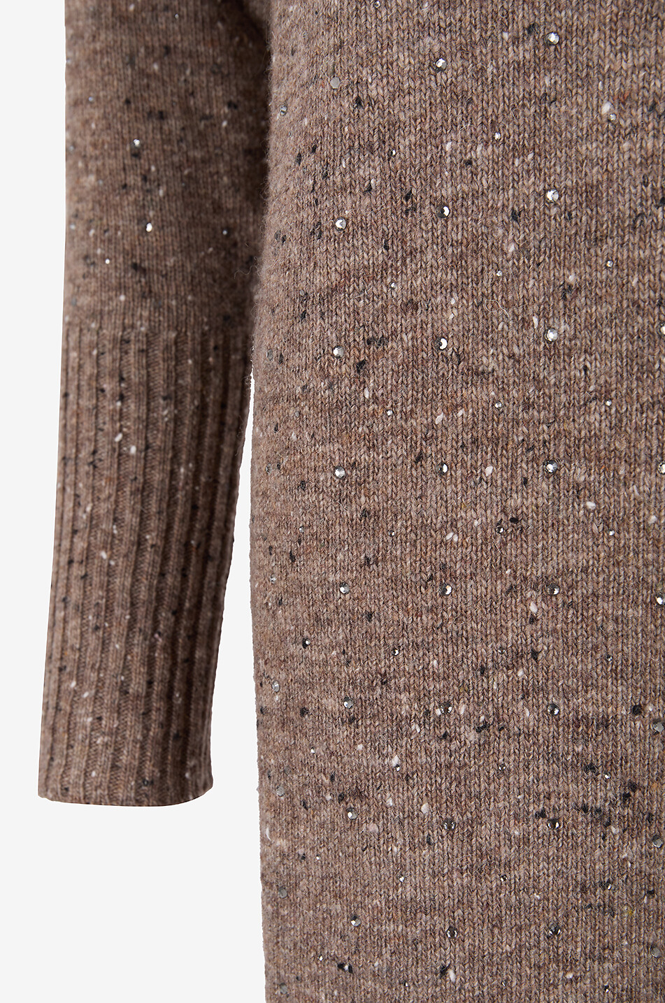 MARINA RINALDI Bard ribbed knit midlength turtleneck dress Women GREY 3