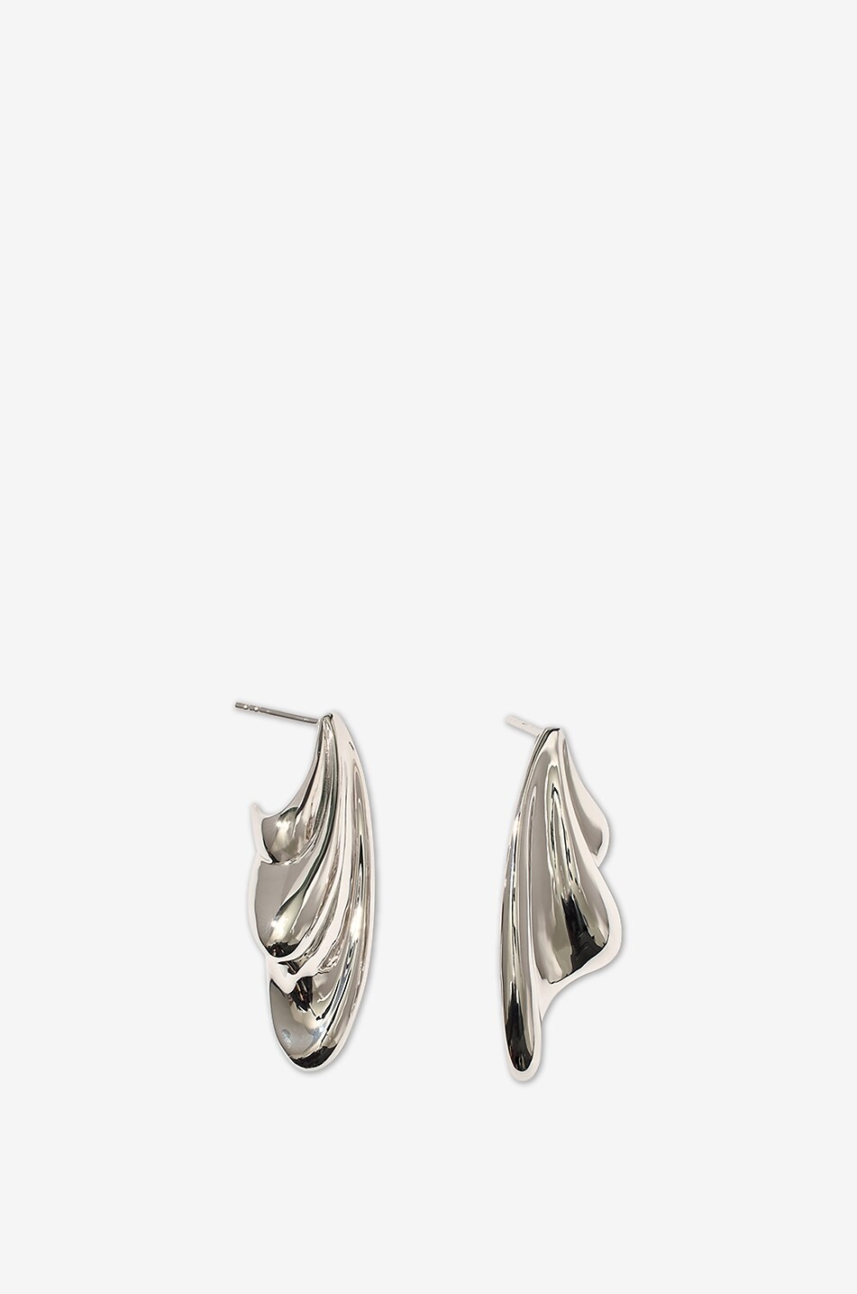 OTIUMBERG Boucles d'oreilles en argent Statement Wave Femme ARGENT 1