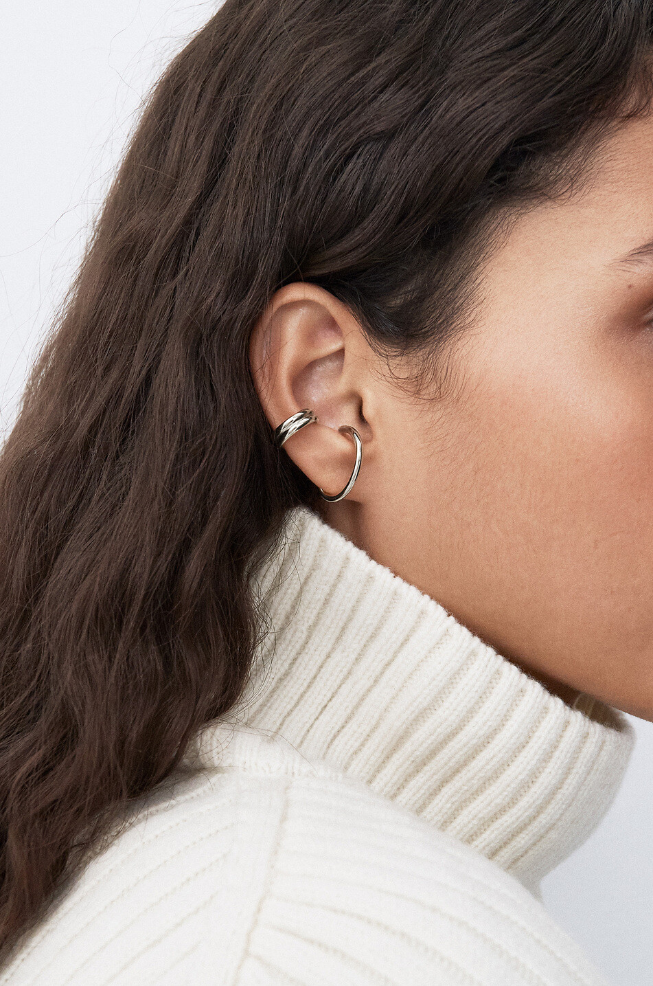 OTIUMBERG Clip d'oreilles en argent Sonder Cuff Femme ARGENT 2