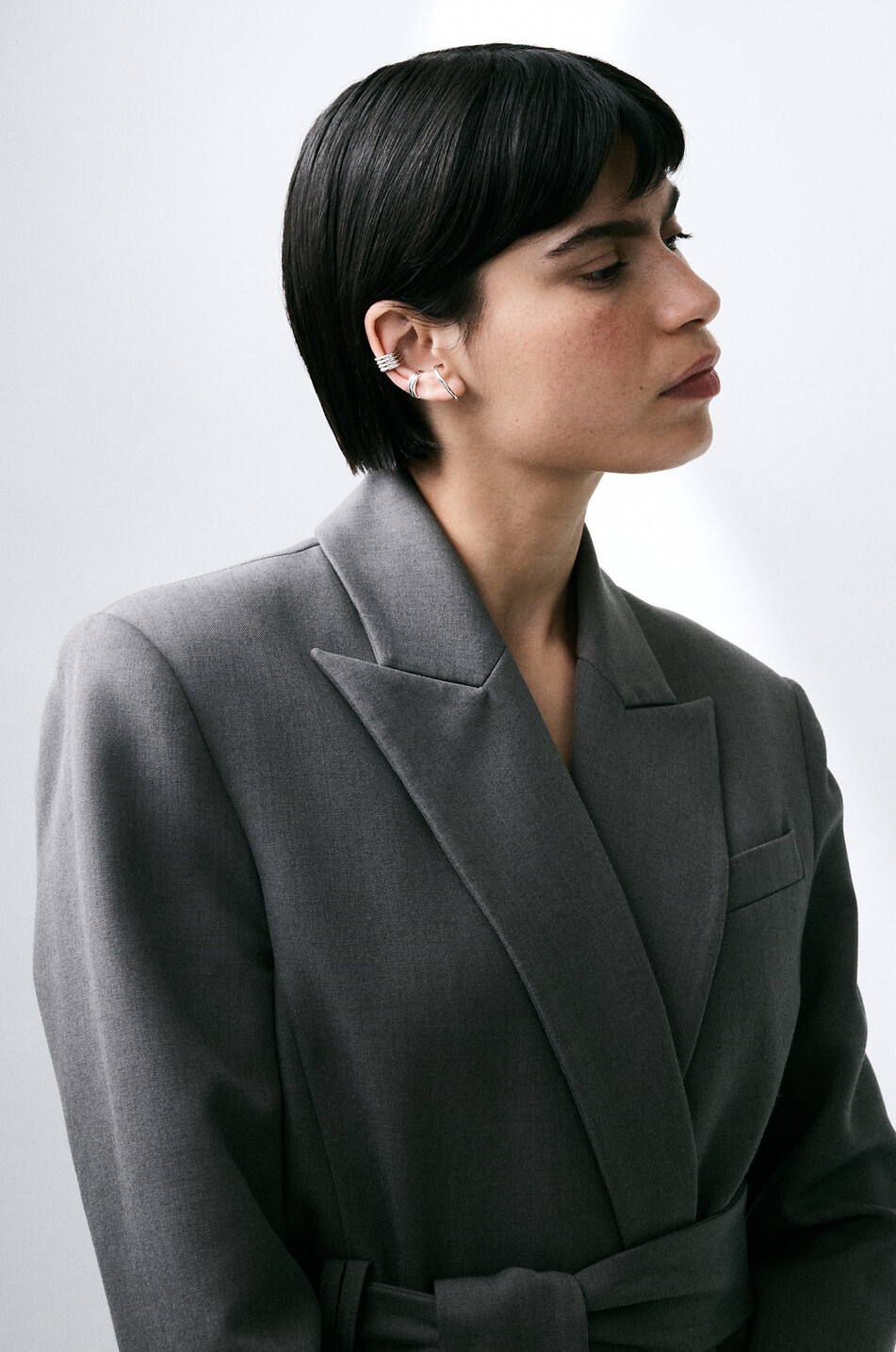 OTIUMBERG Clip d'oreilles en argent Sonder Cuff Femme ARGENT 4