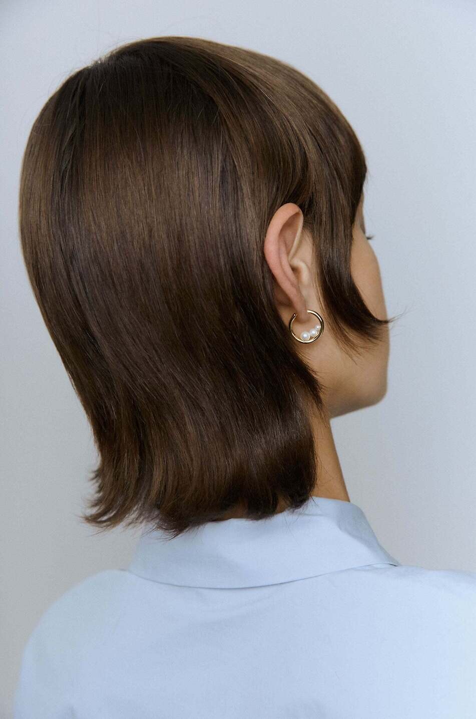 OTIUMBERG Créoles en argent plaqué or et perles Trio Pearl Hoops Femme DORE 2