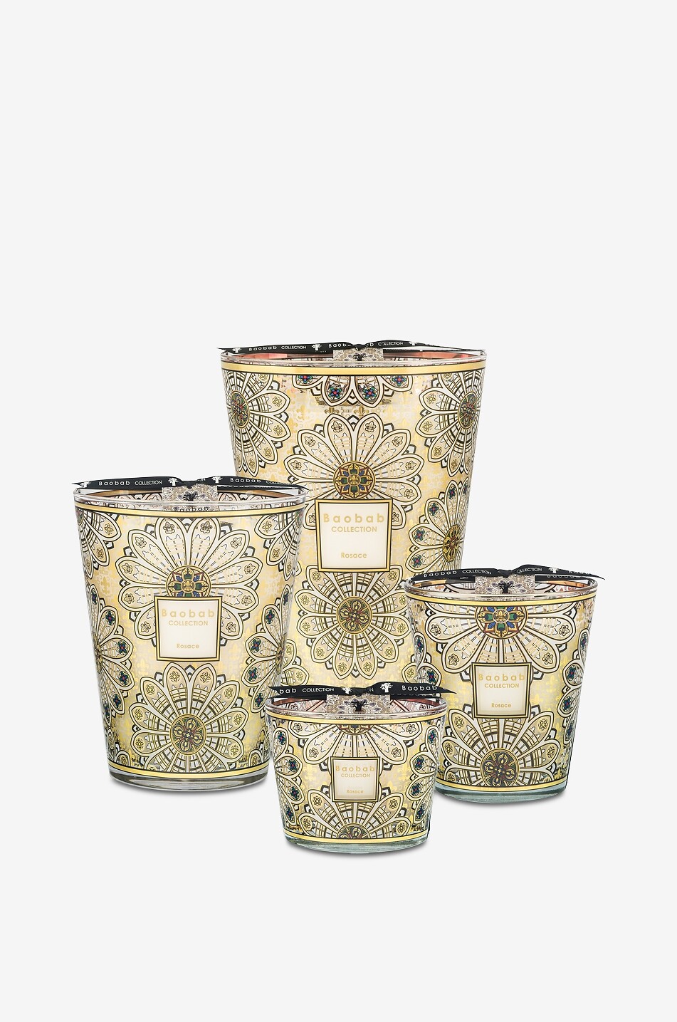 BAOBAB Duftkerze Rosace Max 10 Haus Farblos 2