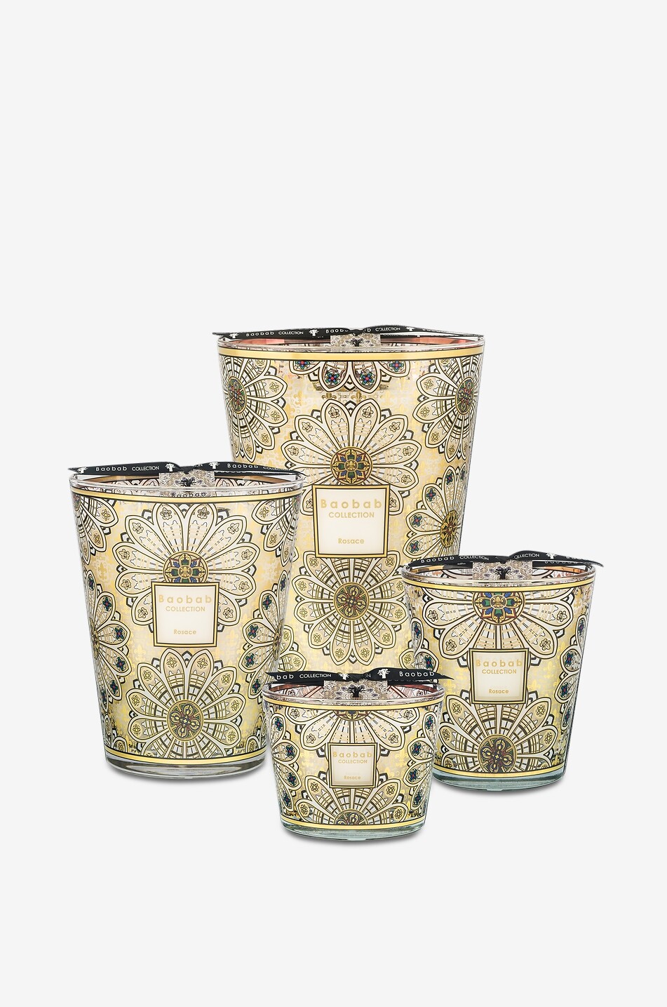 BAOBAB Duftkerze Rosace Max 16 Haus Farblos 2