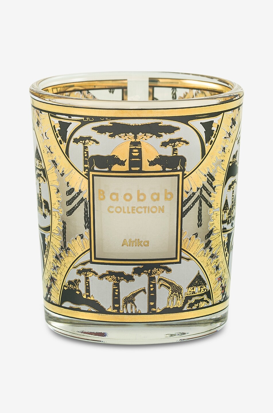 BAOBAB 3er-Set Duftkerzen Trio Travel Candles Rosace-Caravane-Afrika Haus Farblos 4