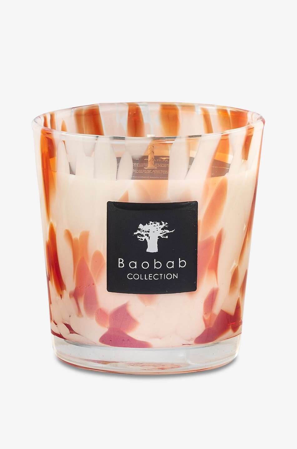 BAOBAB 3er-Set Duftkerzen Trio Pearls Black & White & Coral Max 8 Haus Farblos 3