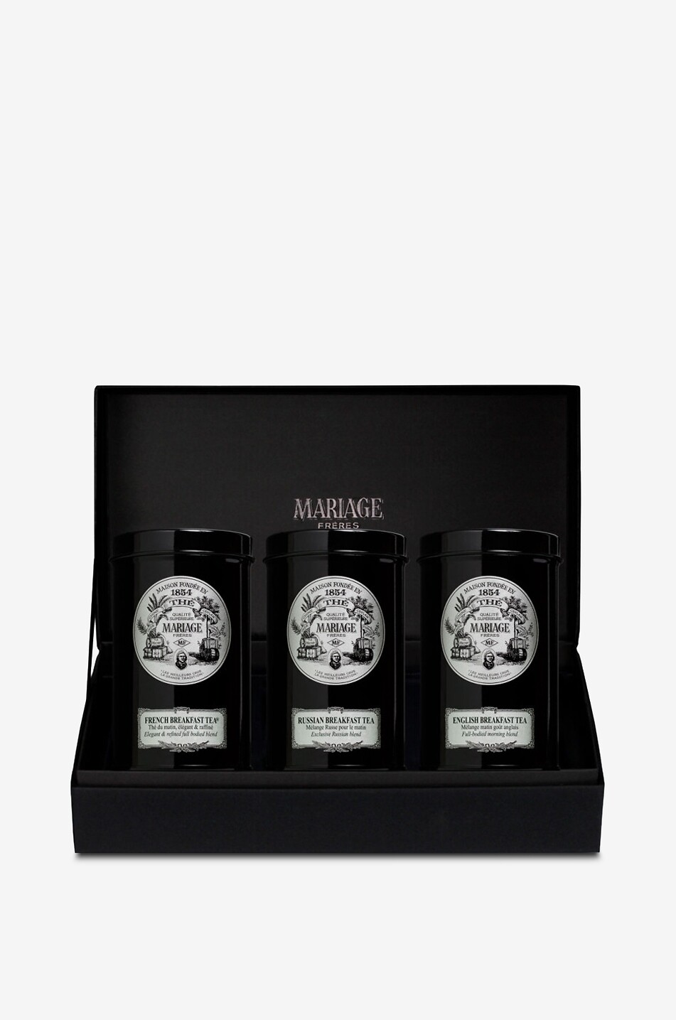 MARIAGE FRERES World Breakfast Teas loose tea gift set - 3 x 100g Home Colourless 1