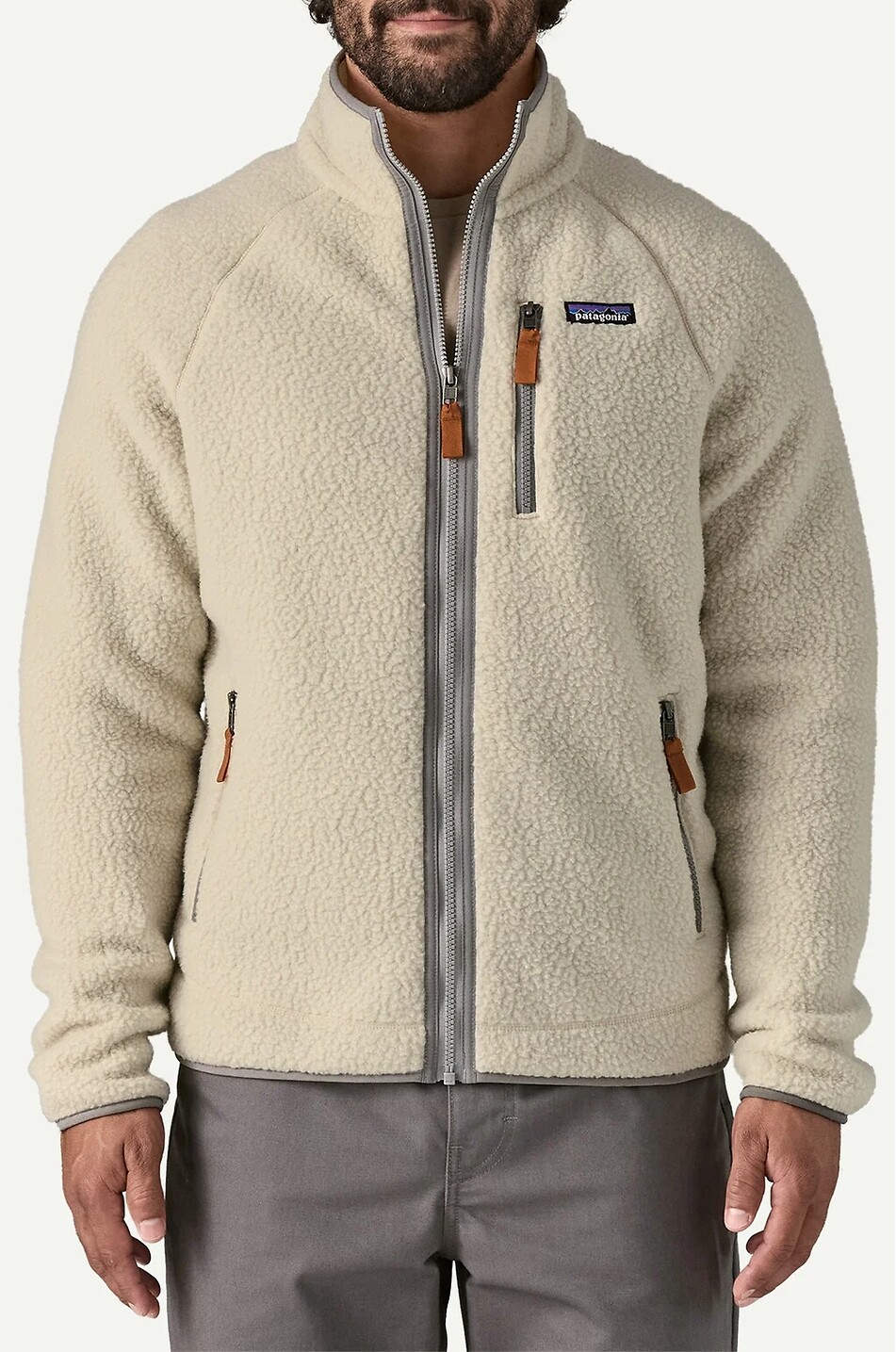PATAGONIA Retro Pile high-neck fleece lightweight jacket Men BEIGE 2