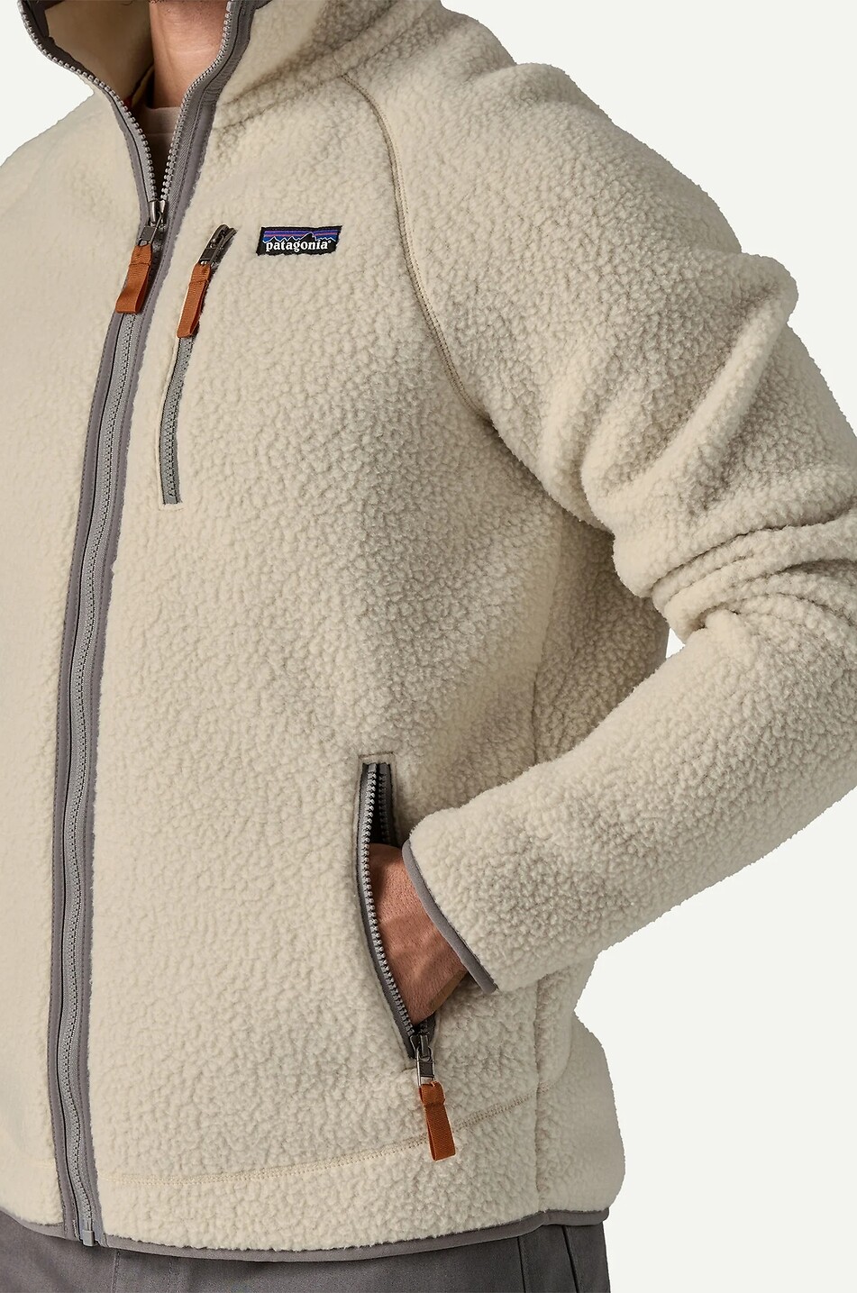 PATAGONIA Retro Pile high-neck fleece lightweight jacket Men BEIGE 5