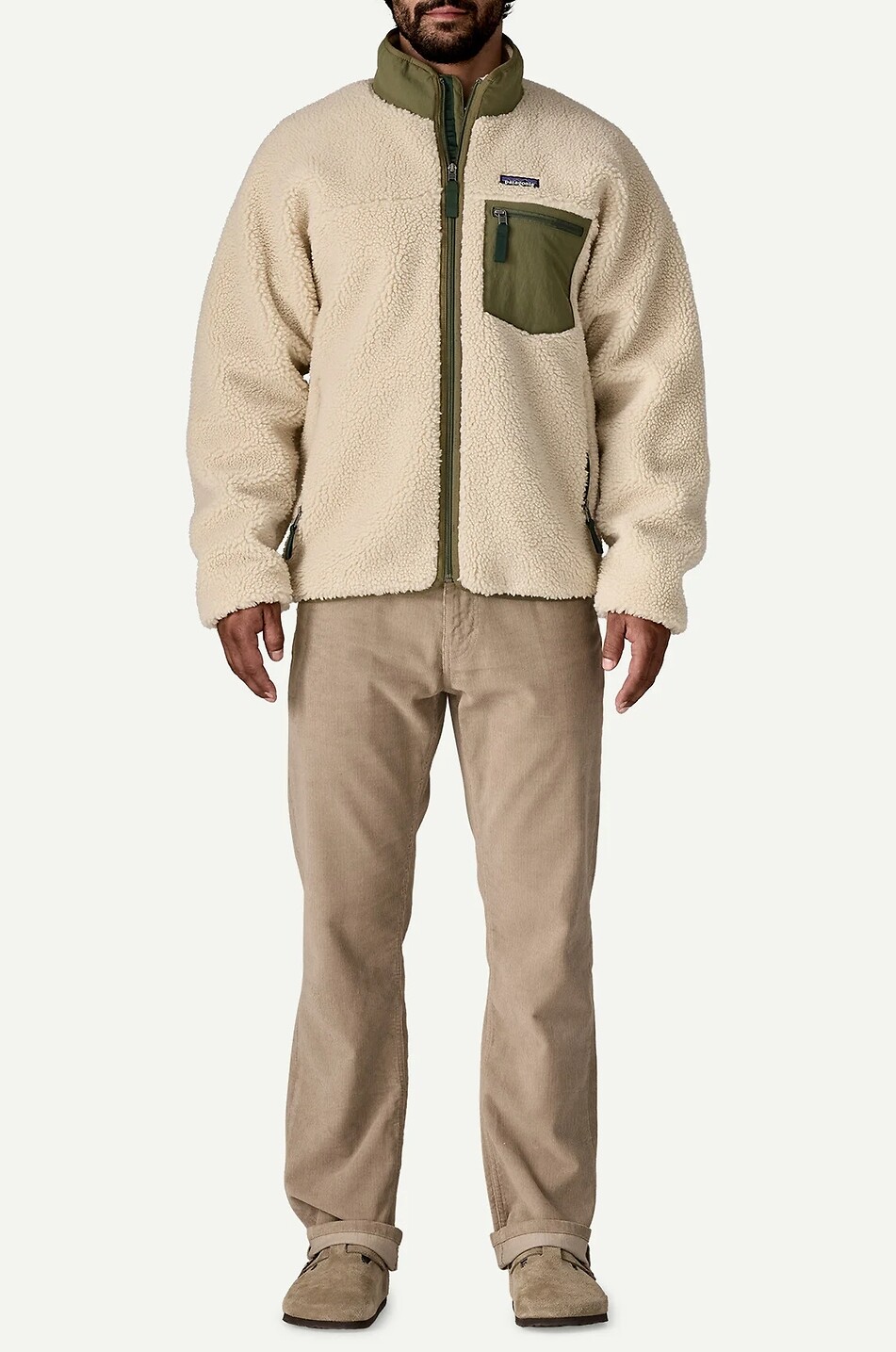 PATAGONIA Retro-X Classic fleece high-neck jacket Men BEIGE 4