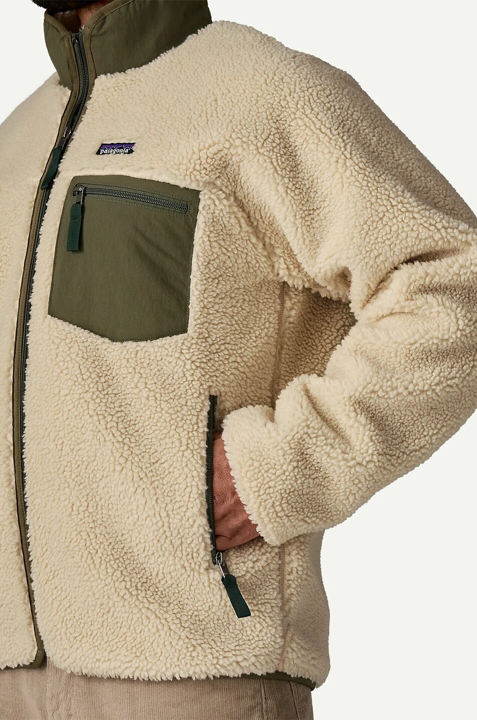 PATAGONIA Retro-X Classic fleece high-neck jacket Men BEIGE 6