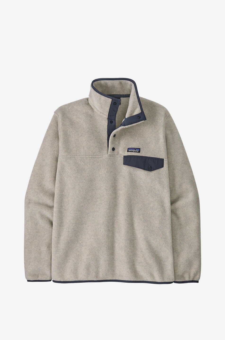 Fleece-Sweatshirt mit Stehkragen Snap-T
