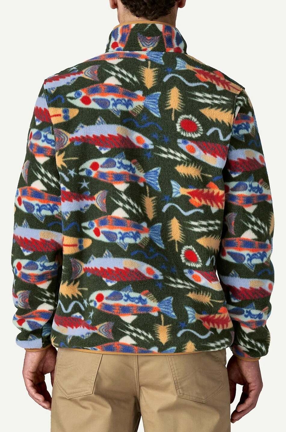 PATAGONIA Fleece-Sweatshirt mit Stehkragen Snap-T Herren BUNT 3