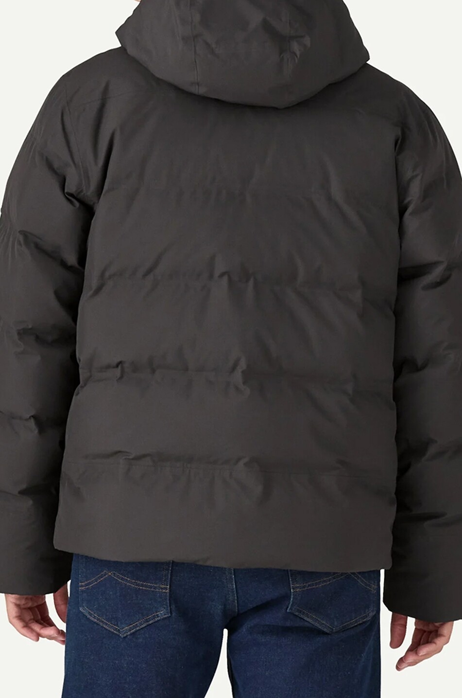 PATAGONIA Jackson Glacier technical fabric hooded down jacket Men BLACK 3