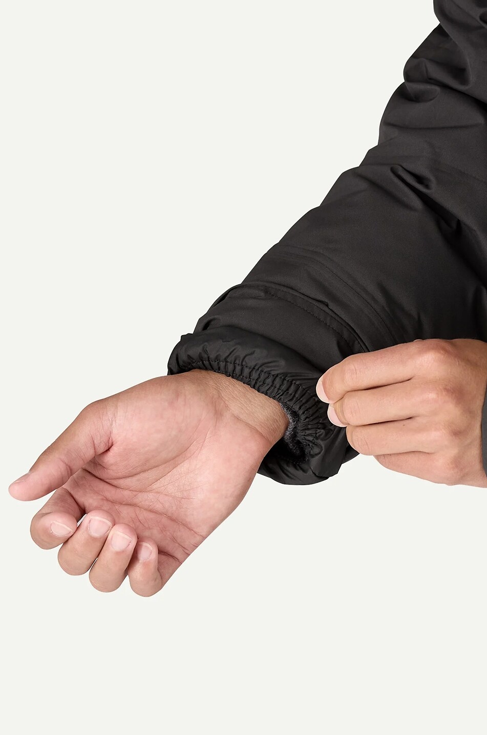 PATAGONIA Jackson Glacier technical fabric hooded down jacket Men BLACK 5