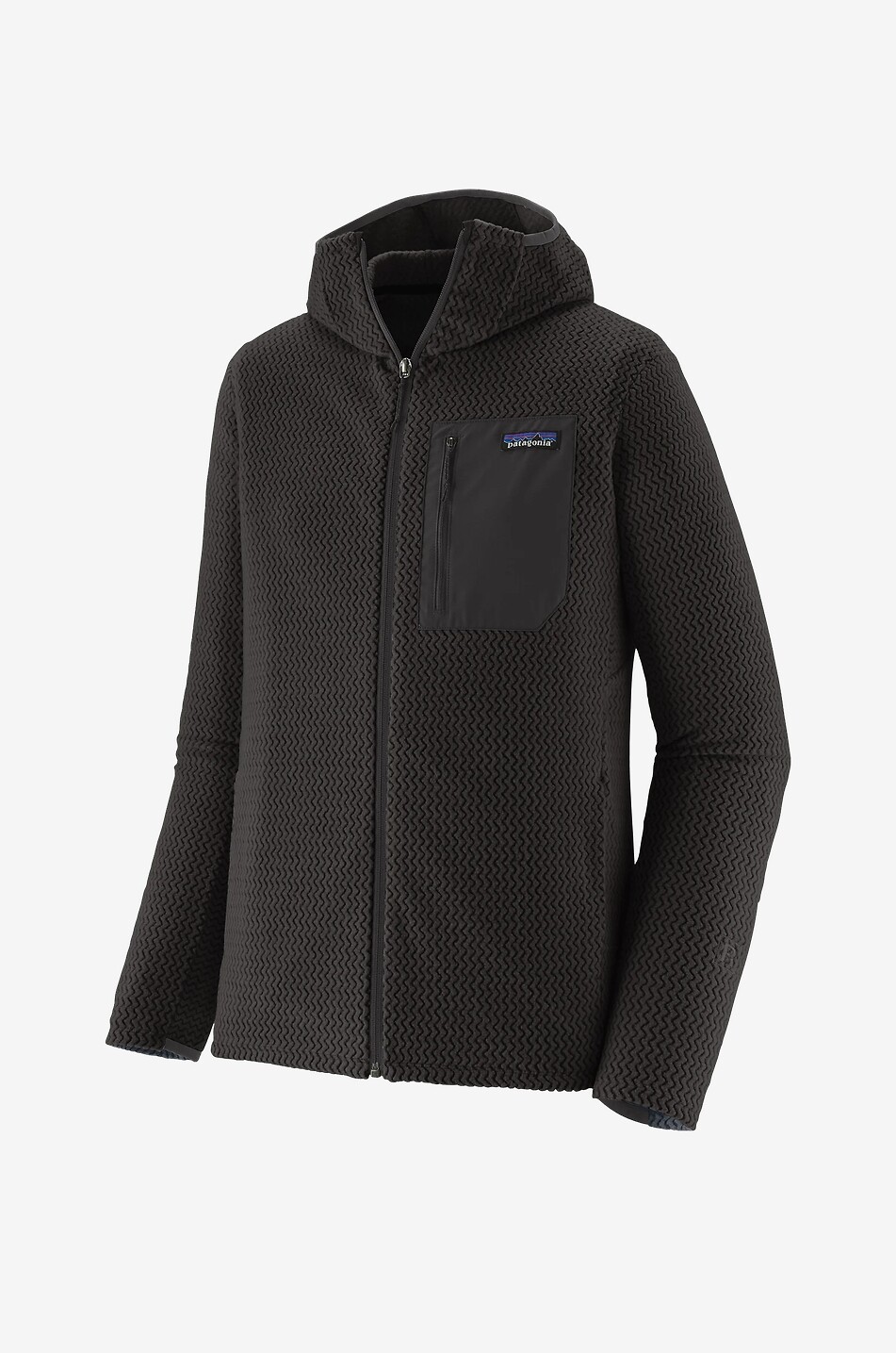 PATAGONIA Pull à col montant zippé en polaire R1 Air Homme NOIR 1