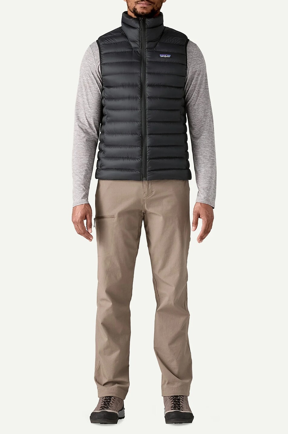 PATAGONIA Edelhandwerkliche Daunenweste Down Sweater Herren SCHWARZ 4