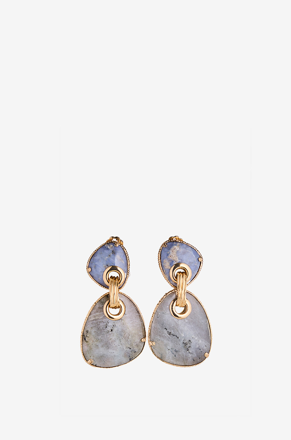 Clip-Ohrringe aus Halbedelsteinen Silia GM