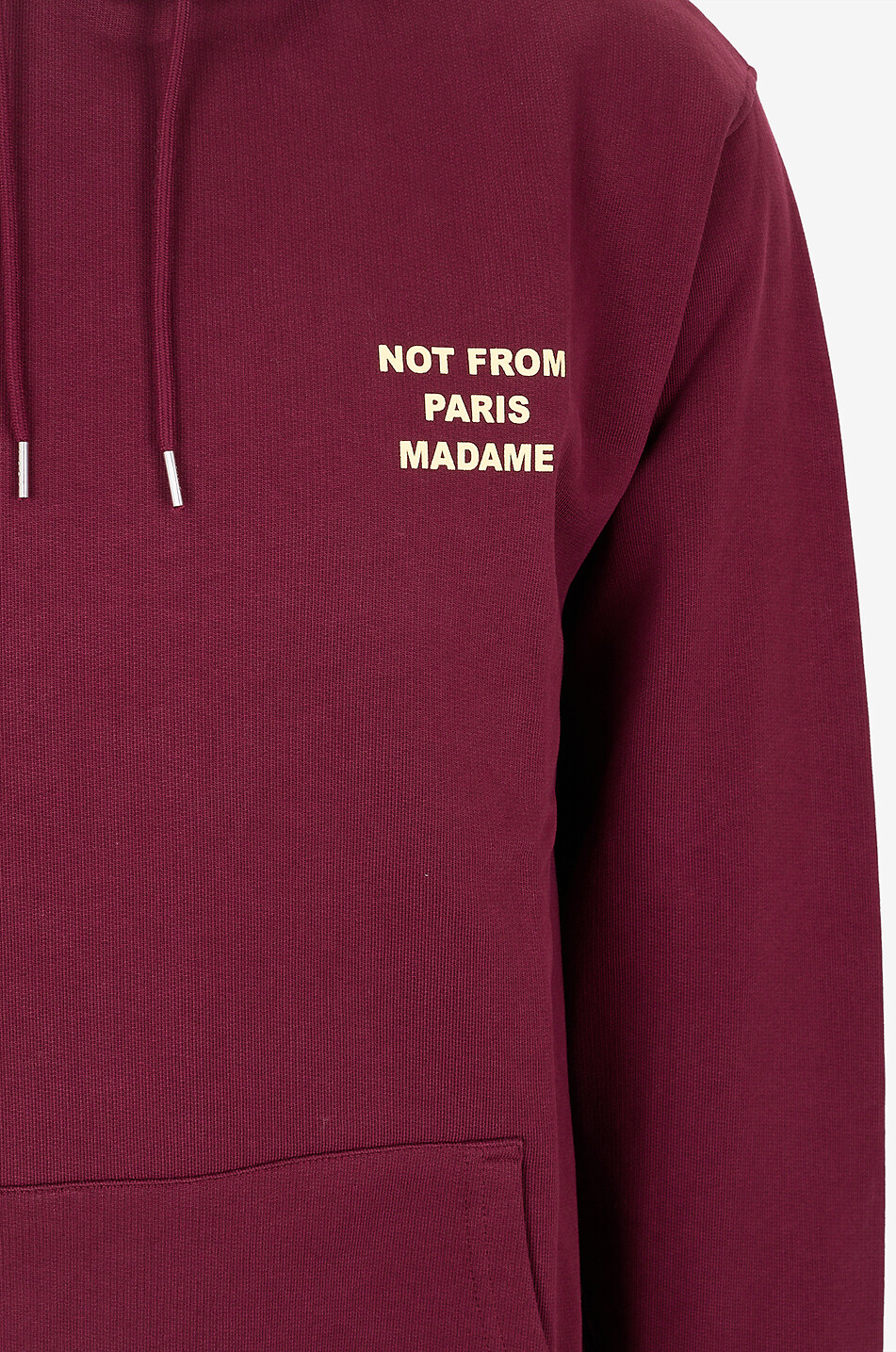 DROLE DE MONSIEUR Sweat-shirt à capuche en molleton Le Hoodie Slogan Homme ROUGE FONCÉ 3