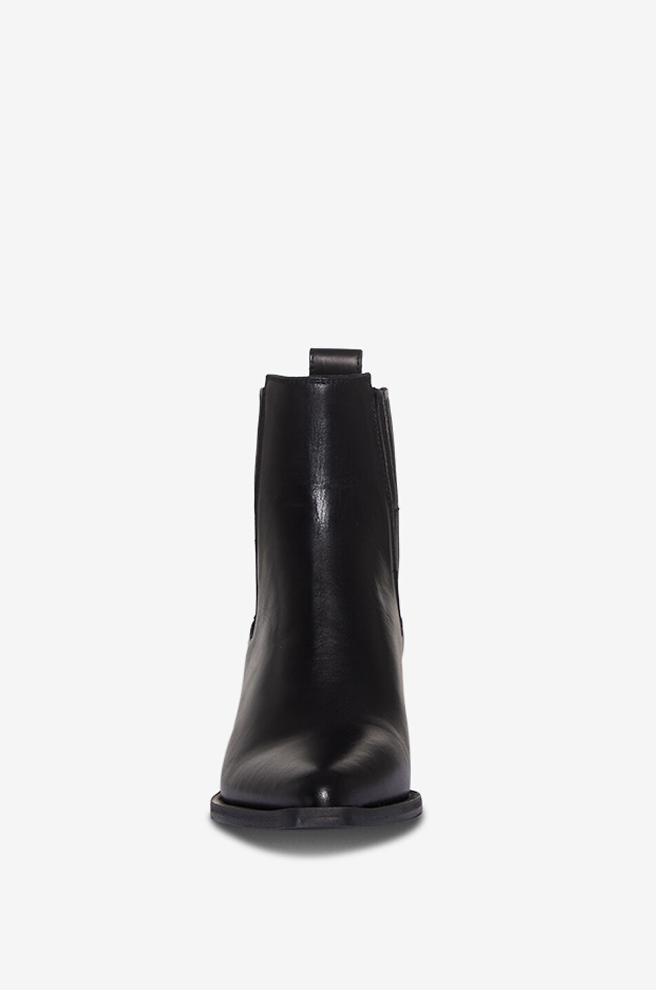 BONGENIE Stiefeletten aus Glattleder mit kubanischem Absatz Western 50 Damen SCHWARZ 2