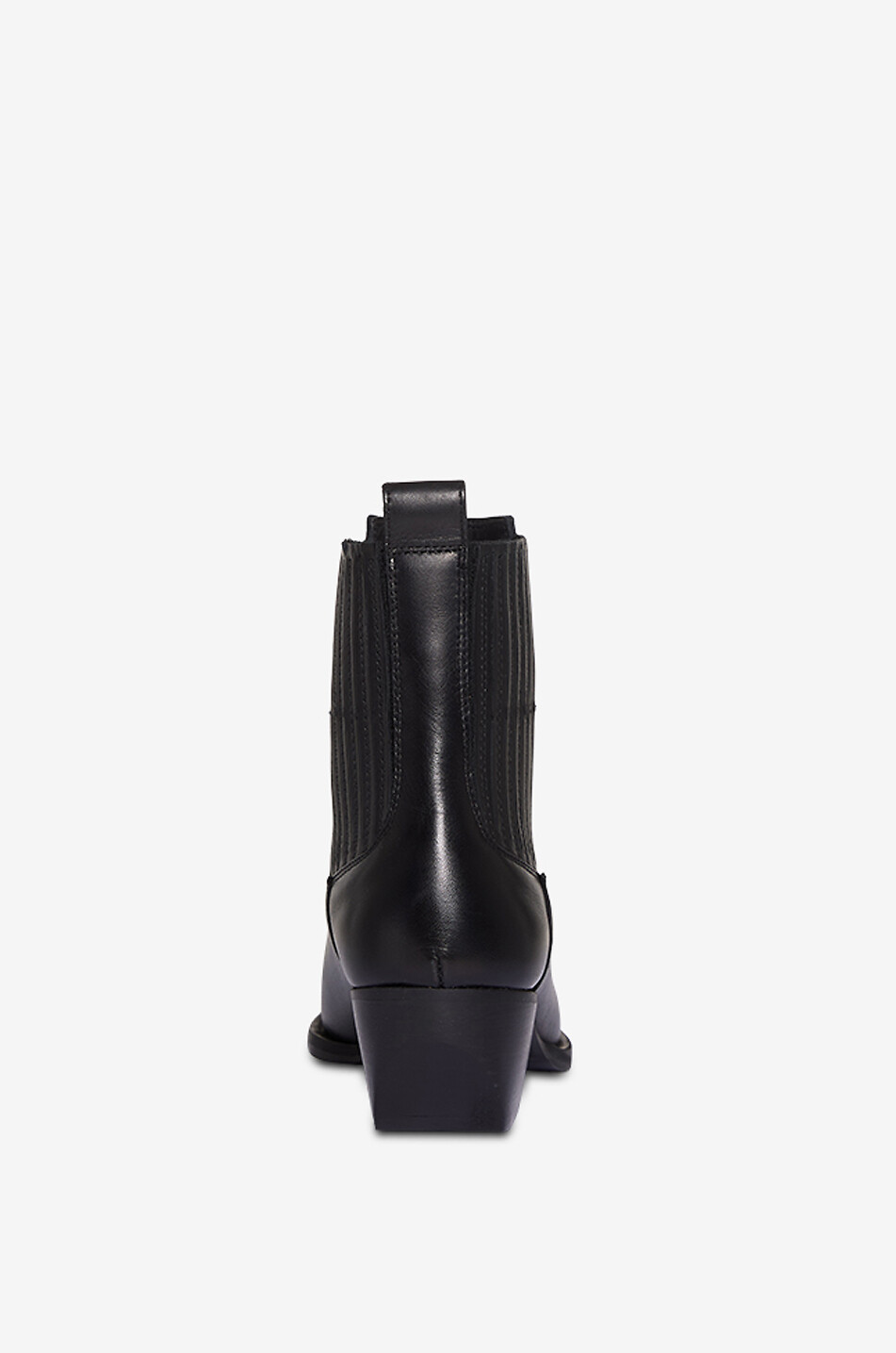 BONGENIE Stiefeletten aus Glattleder mit kubanischem Absatz Western 50 Damen SCHWARZ 4