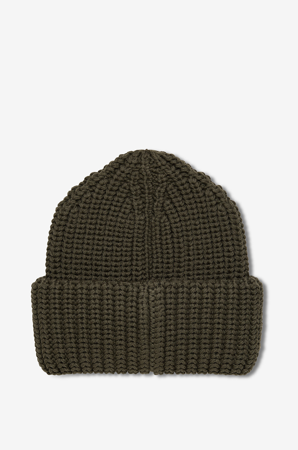 MONCLER GRENOBLE Bonnet en maille à logo brodé Homme VERT 2