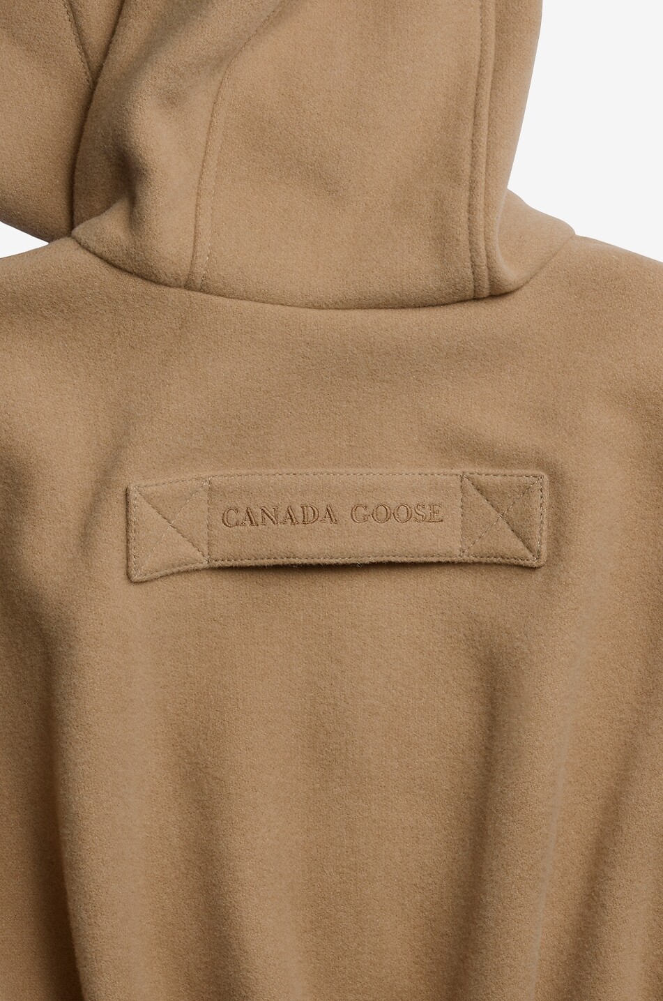 CANADA GOOSE Chilliwack short wool flannel hooded bomber jacket Women LIGHT BROWN 2