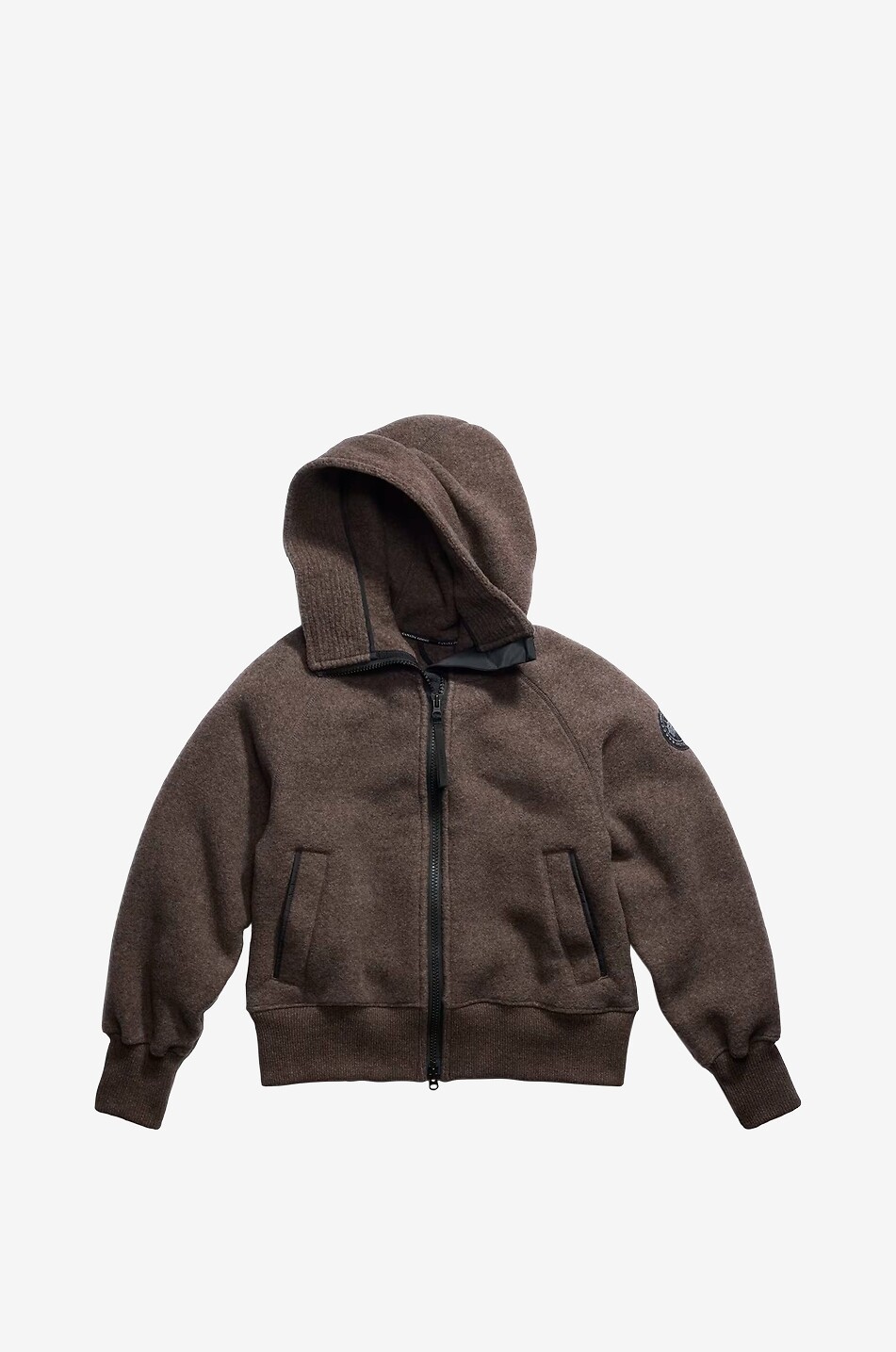 CANADA GOOSE Kurze Reißverschluss-Jacke aus Fleece mit Stehkragen Chiliwack Damen BRAUN 2