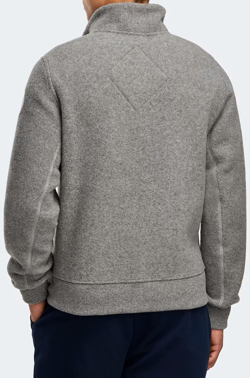 CANADA GOOSE Veste courte en polaire à col montant Lawson Homme GRIS MOYEN 4