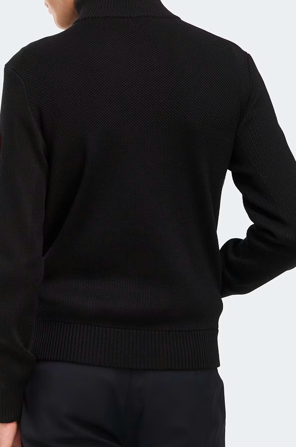 CANADA GOOSE HyBridge knit and down cardigan Men BLACK 4