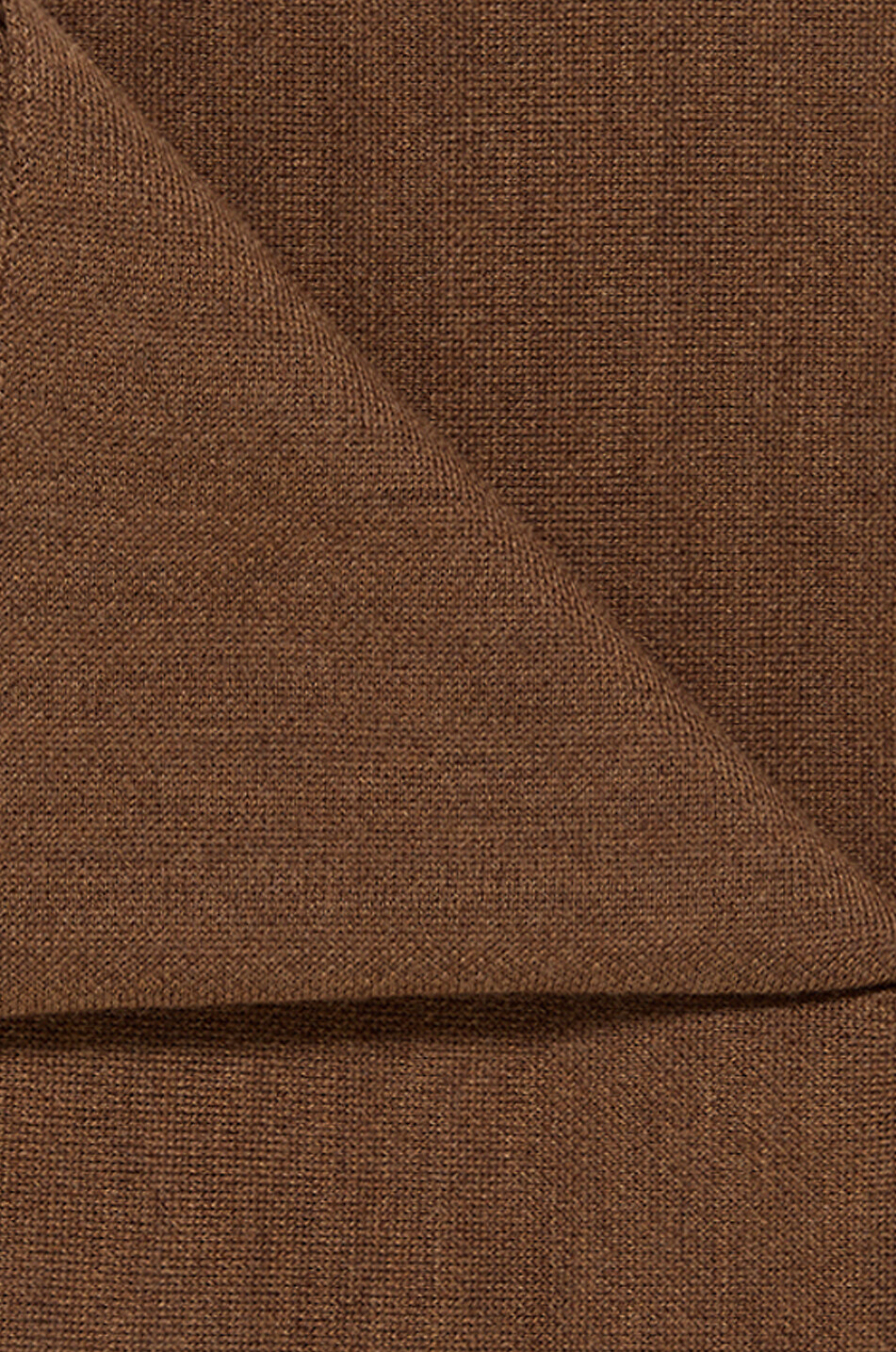 FENDI Rectangular jersey children's scarf with embroidered logo Unisex LIGHT BROWN 2