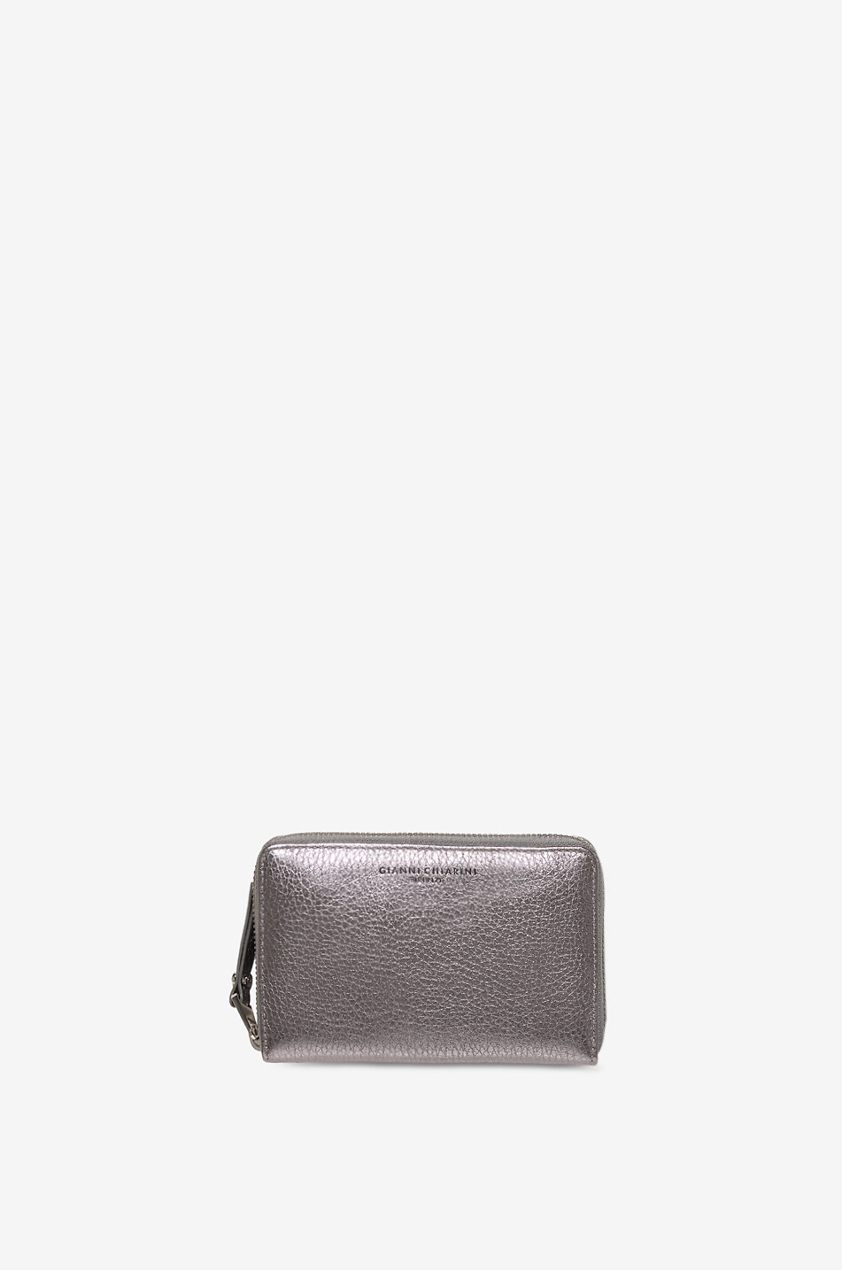 Dollaro metallic leather rectangular wallet