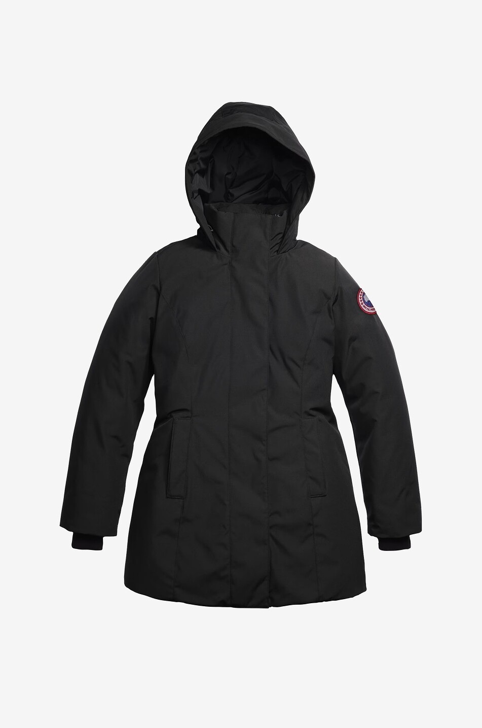 CANADA GOOSE Technische Mittellange Parka Leslie Damen SCHWARZ 2