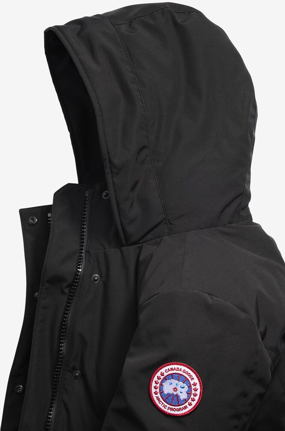 CANADA GOOSE Technische Mittellange Parka Leslie Damen SCHWARZ 4