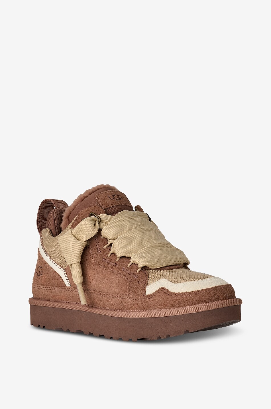 UGG Niedrige Sneakers aus Wildleder Lowmel Damen MITTELBRAUN 1