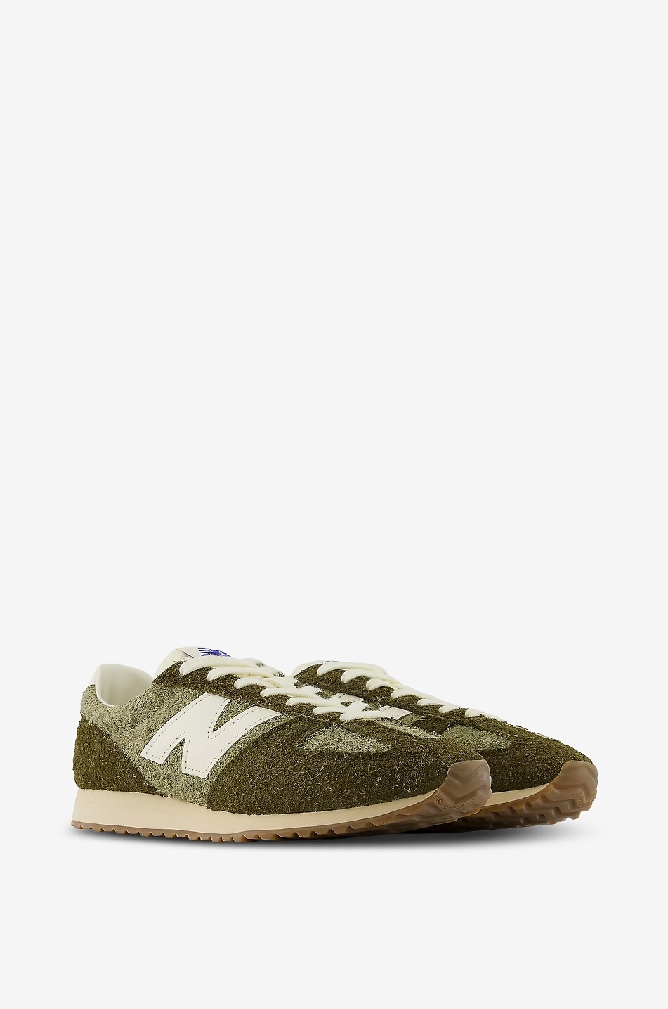 NEW BALANCE Baskets basses en daim à lacets 471 Femme VERT FONCÉ 1