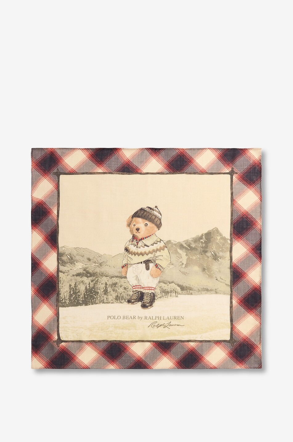 POLO RALPH LAUREN Foulard en laine et soie Winter Beardana Femme MULTICOLORE 1