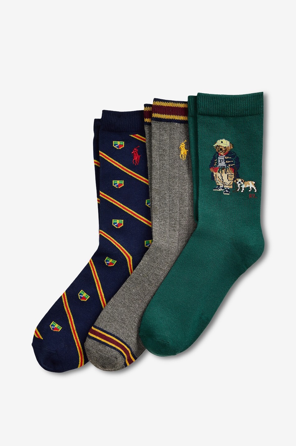 Jungen-Baumwollsocken im 3er-Set Polo Bear