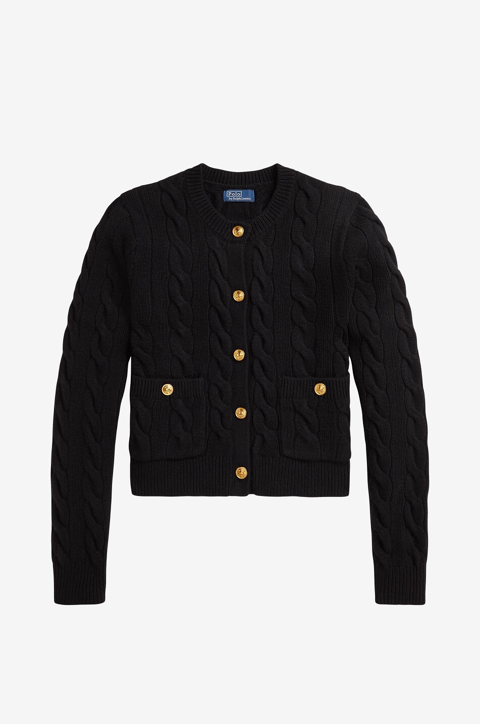 Knitted cardigan - POLO RALPH LAUREN - BLACK - Bongénie