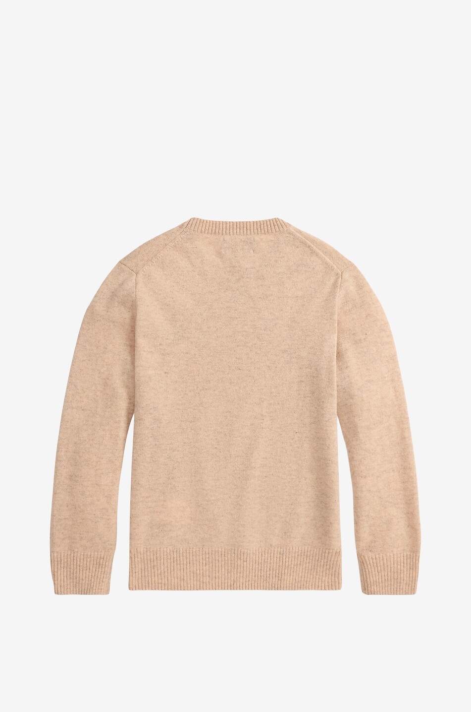 POLO RALPH LAUREN Pull fin en laine à col rond garçon Pony Garçon BEIGE 2
