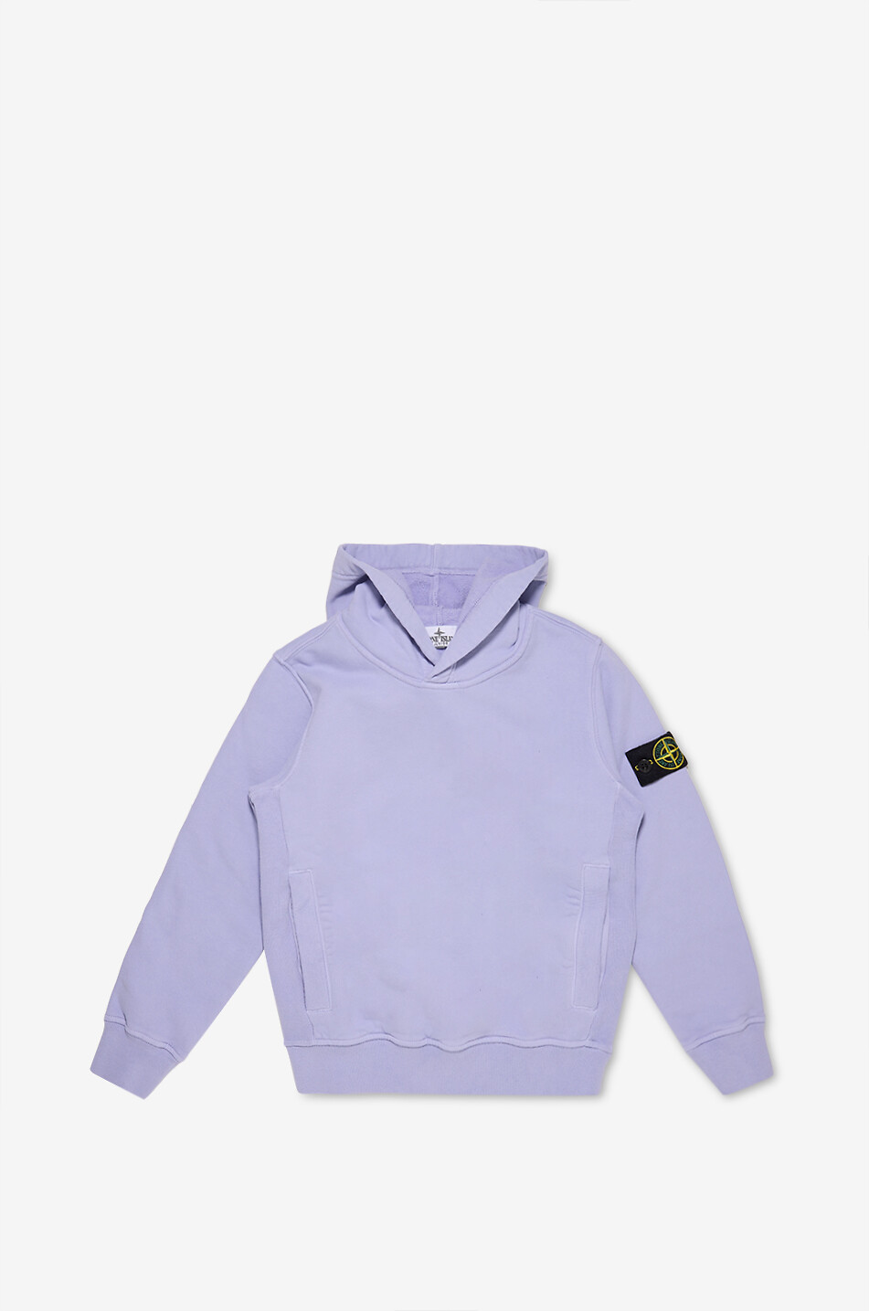 STONE ISLAND JUNIOR Sweat-shirt à capuche en molleton garçon Garçon VIOLET 1