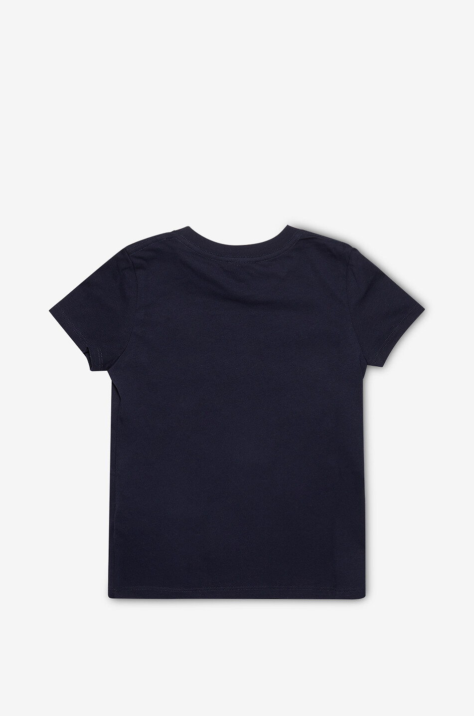 CHLOE Kurzarm-Mädchen-T-Shirt mit samtigem Logo Mädchen DUNKELBLAU 2