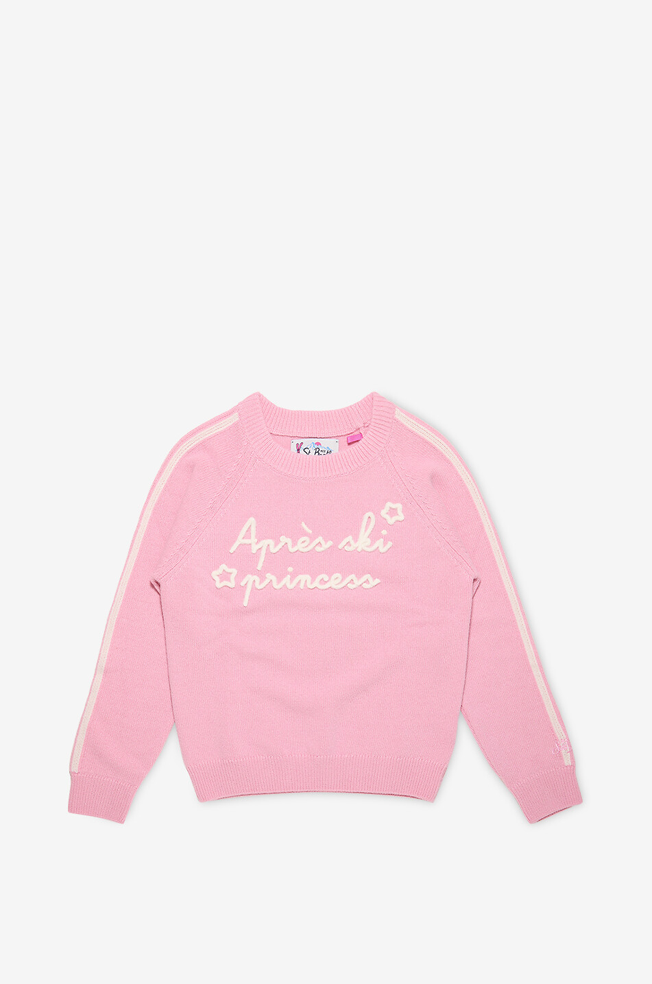 MC2 SAINT BARTH Strick-Pullover für Mädchen nach Ski mit Stickerei Princess Mädchen ROSA 1