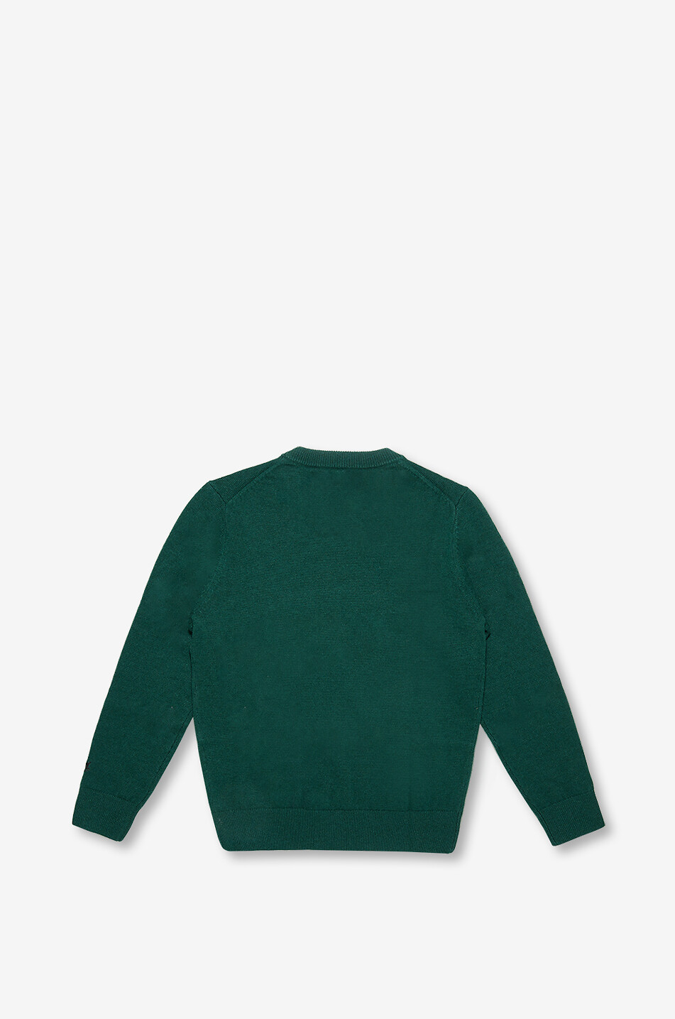 MC2 SAINT BARTH Strickpullover für Knaben mit Superman Dad Stickerei Junge DUNKELGRÜN 2