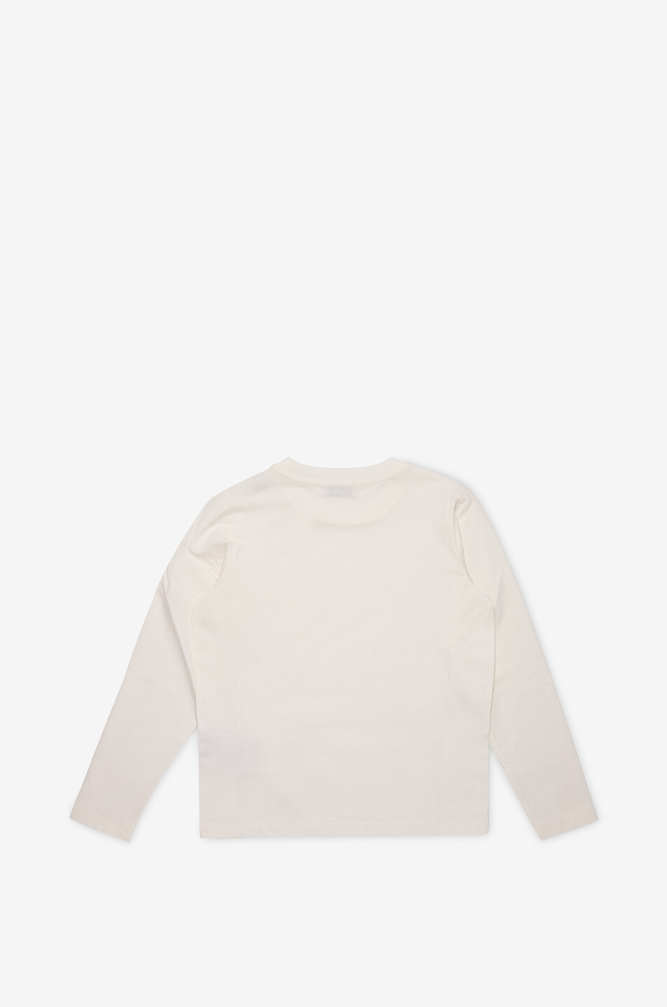 MONCLER Boy's long-sleeved jersey t-shirt Boy EGGSHELL 2