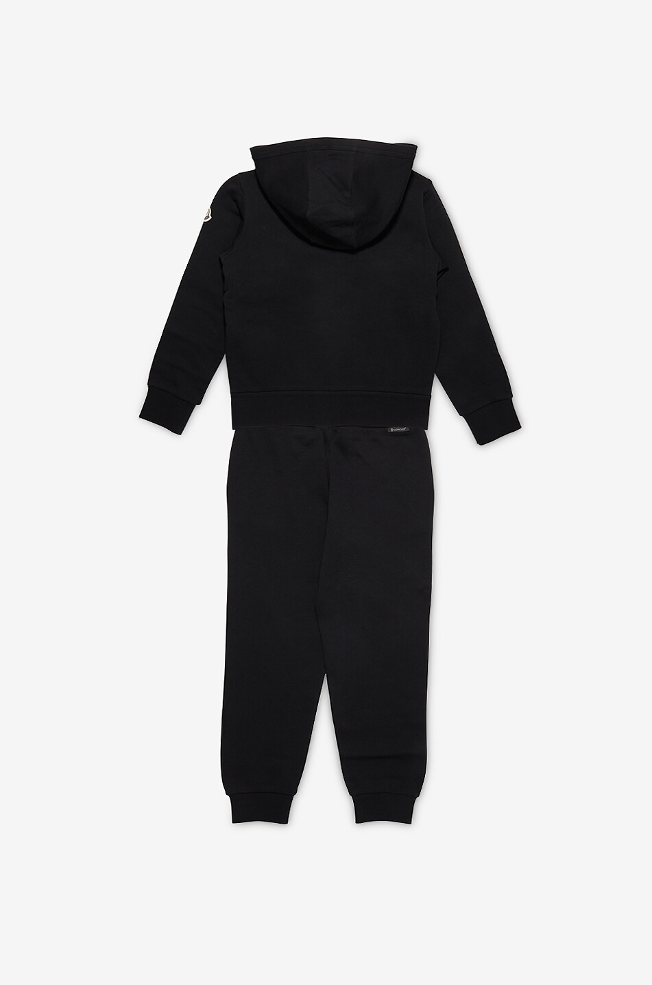 MONCLER Ensemble de jogging garçon en molleton à logo brodé Garçon NOIR 2