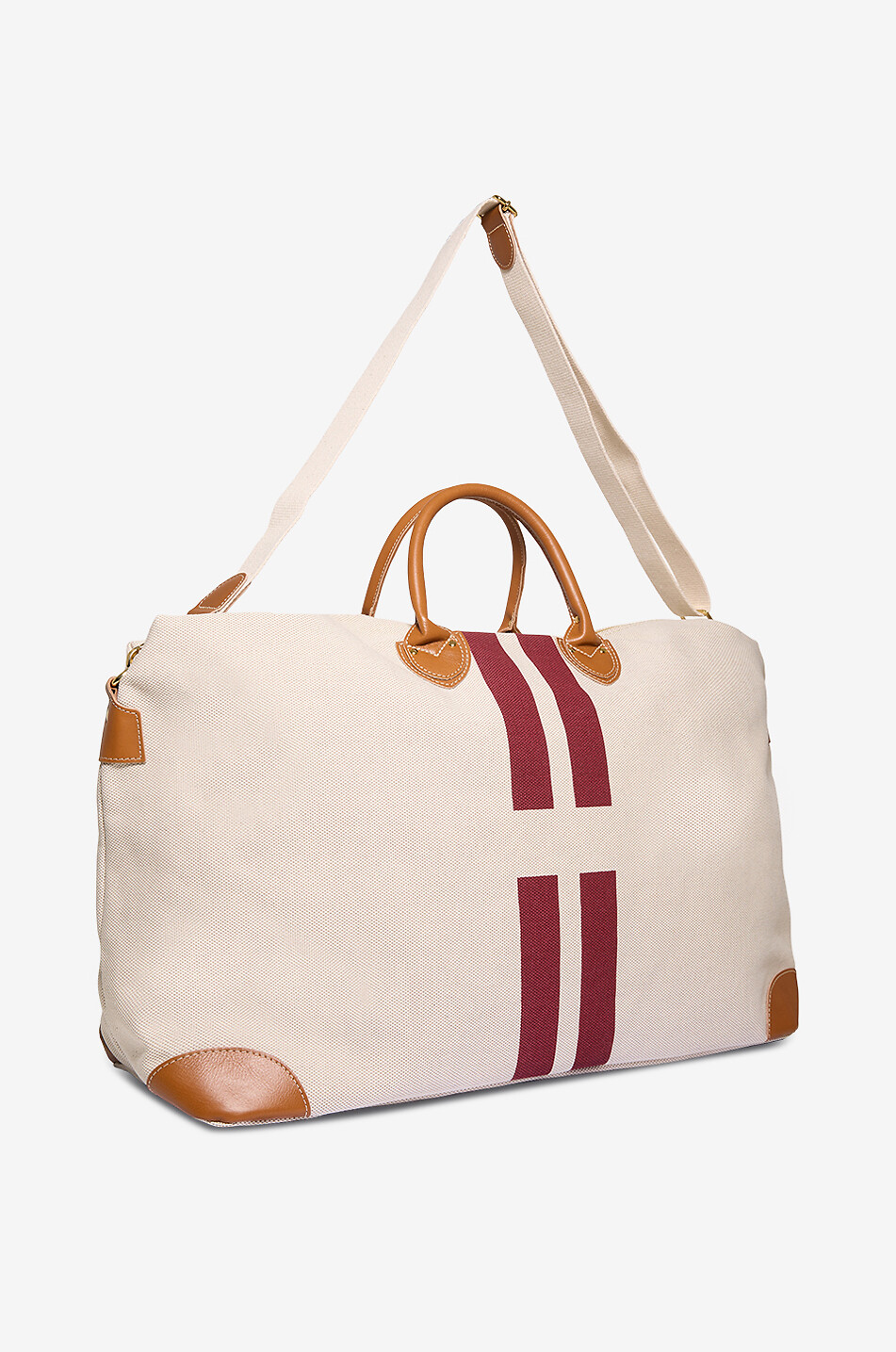 MY STYLE BAGS Sac de voyage rectangulaire en toile rayée Harvard Homme ROUGE 9